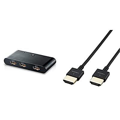 新着商品 エレコム +HDMIケーブルセット HDMI切替器 2入力1出力 Switch動作確認済み PS3/PS4/Nintendo 自動切替機能 収納ケース