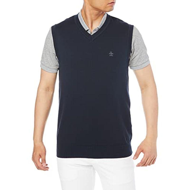 マンシングウェア 22年春夏モデル ゴルフ ベスト ストレッチ マナード ナイロン メンズ Nv00 ネイビー 日本サイズl相当 70 Off