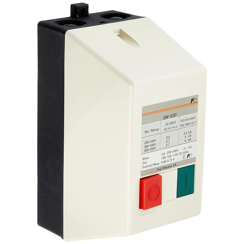 富士電機機器制御 押しボタン付電磁開閉器 AC100V SW-03P-200V0.1KW
