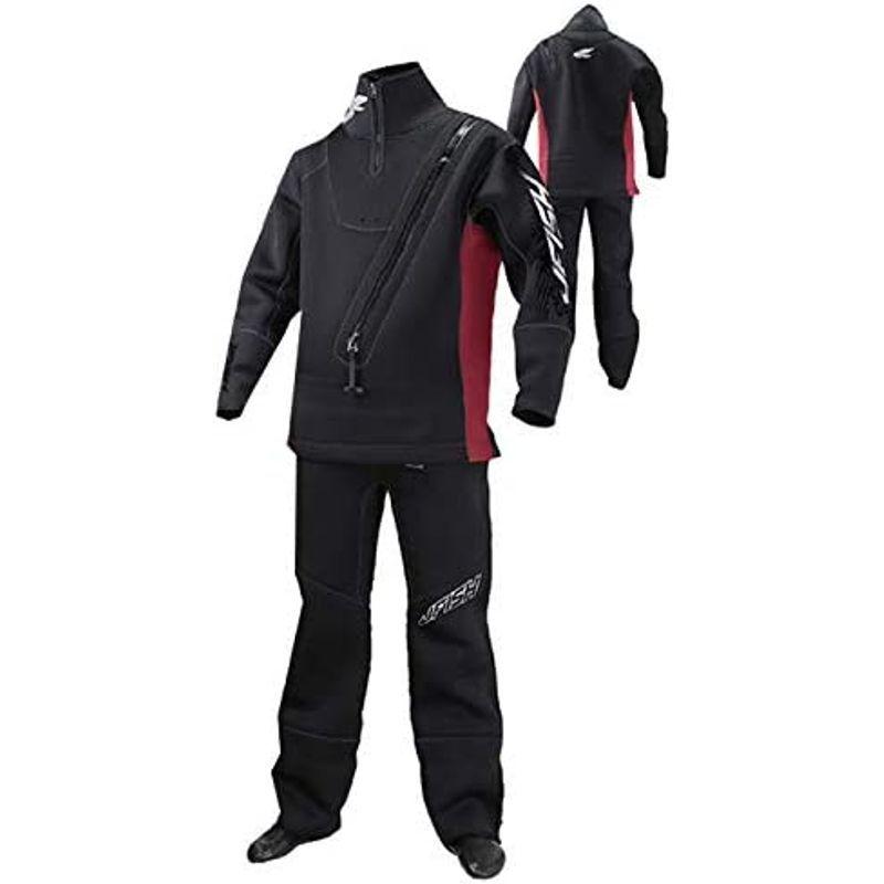 【値下げ中】 ウエット ドライスーツ ソックスタイプ スモールジッパー付き J-FISH ブラック×レッド M JWD-40212 ジェットスキー ウェイ 【YW2042942450】(74263円)