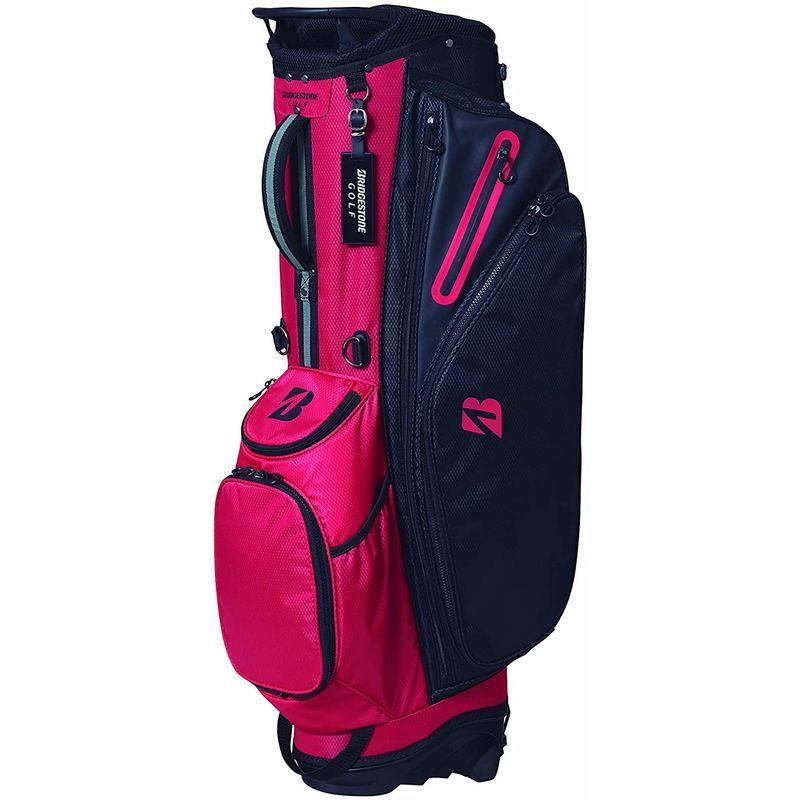 BRIDGESTONE GOLF キャディバッグ ブラック/レッド BRIDGESTONE(ブリヂストン)キャディバッグ 軽量スタンドモデル