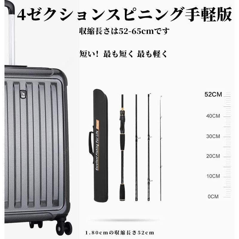 日本製 軽量 カーポン製 スピニングロッド サンライク Sanlike エギングロッド エギング シーバス パックロッド バスロッド ルアーロッド シーバスロッド qhema Com