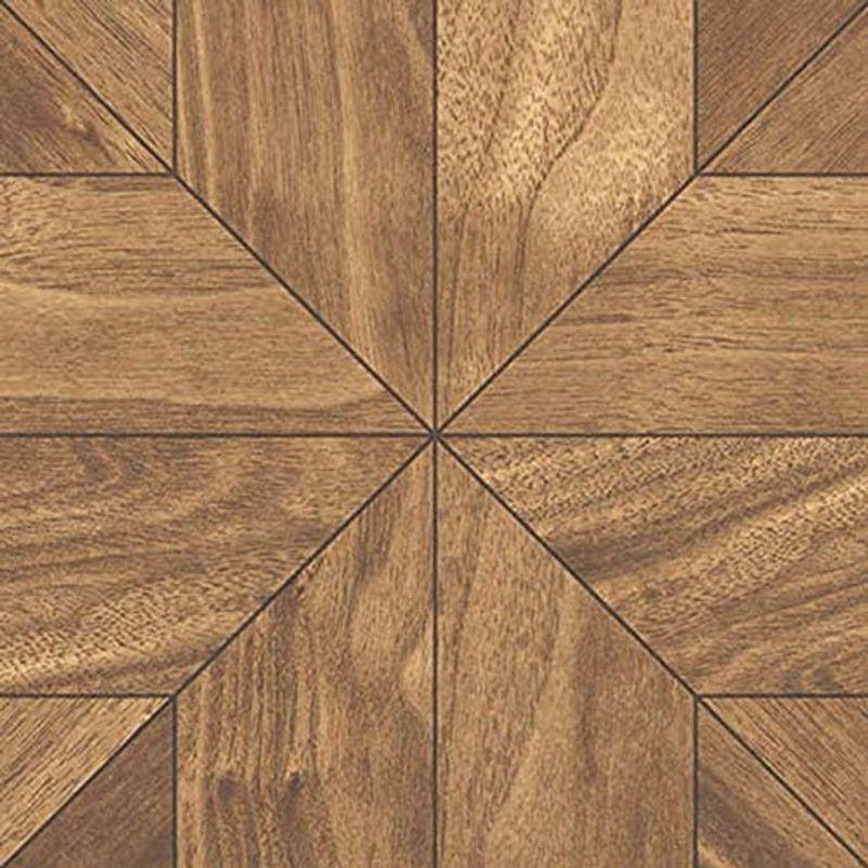 クッションフロア　パーケット　切売り　sincf-parquet-182　(Sin)　182cm幅×7m　E5052　（　ブラウン)　木目