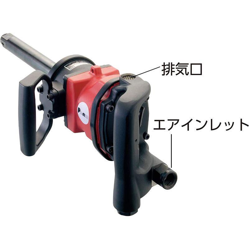 pa-man エアーインパクトレンチ ツインハンマー式 差込角25.4mm 大型/中型トラック用 2441Nm 軽量 4073L8|tvilbidvirk3|04