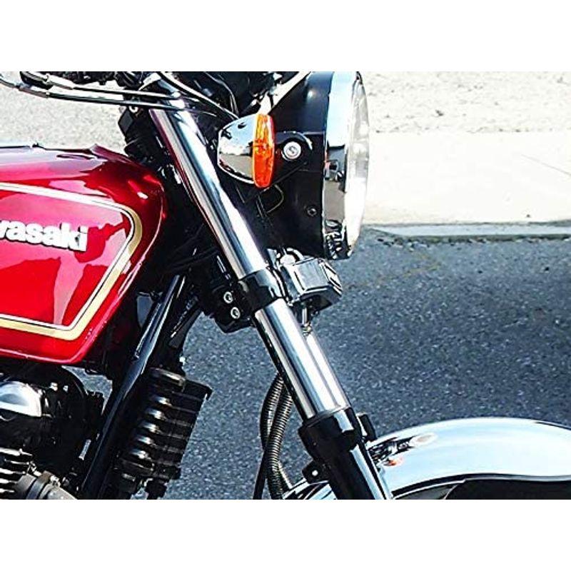 フォークカバーエンブレム ドレミコレクション Kawasaki 文字 ゼファー750 ゼファー400 ゼファー400χ ブラック 取付けステ｜tvilbidvirk3｜02