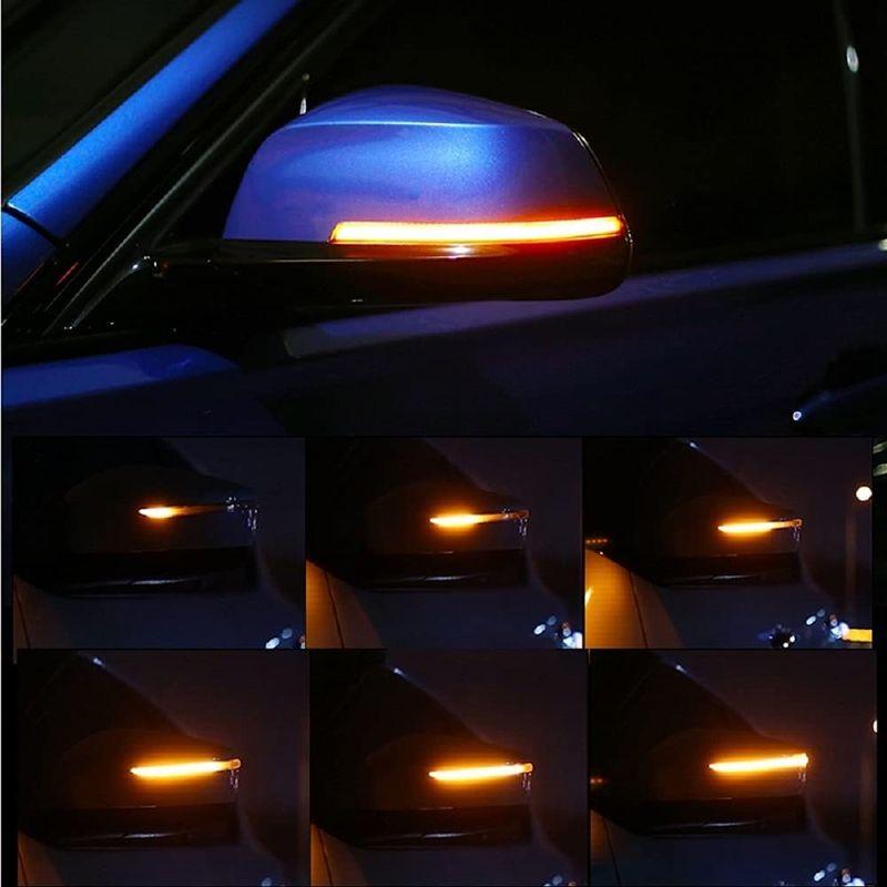 BMW用 LED バックミラーランプ サイドマーカー シーケンシャルウインカー 流れるタイプ ダイナミック 高輝度LED搭載 キャンセラー内のは何ですか？ BMW用 LED バ｜tvilbidvirk3｜06