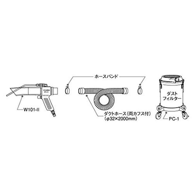 一番人気物オオサワカンパニー ワンダーガン深穴PCセット W101-?-PC