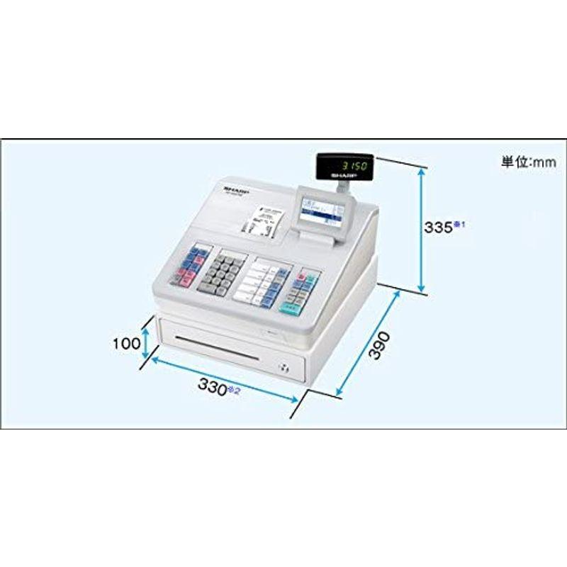 電子レジスター シャープ ホワイト系 XE-A207W-W - 2