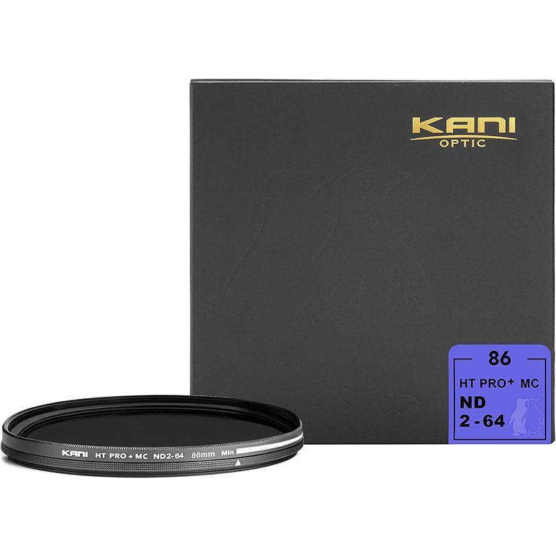 Begin掲載 KANI NDフィルター バリアブル 可変 ND2-64 (86mm) 通販 KANI 可変NDフィルター バリアブルND2-64 72mm 着脱式回転ノブ付 (減光効果 1-6絞り分) レンズフィルター 丸枠