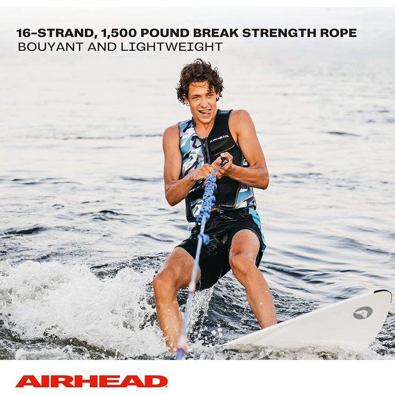 AIRHEAD　AHWS-R01　Spiral　16-Feet　Braid　Airhead　Wakesurf　Rope,　by