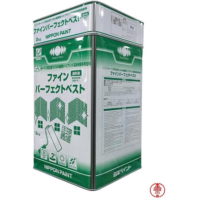 日本ペイント　ファインパーフェクトベスト　標準色　14kgセット　モスグリーン