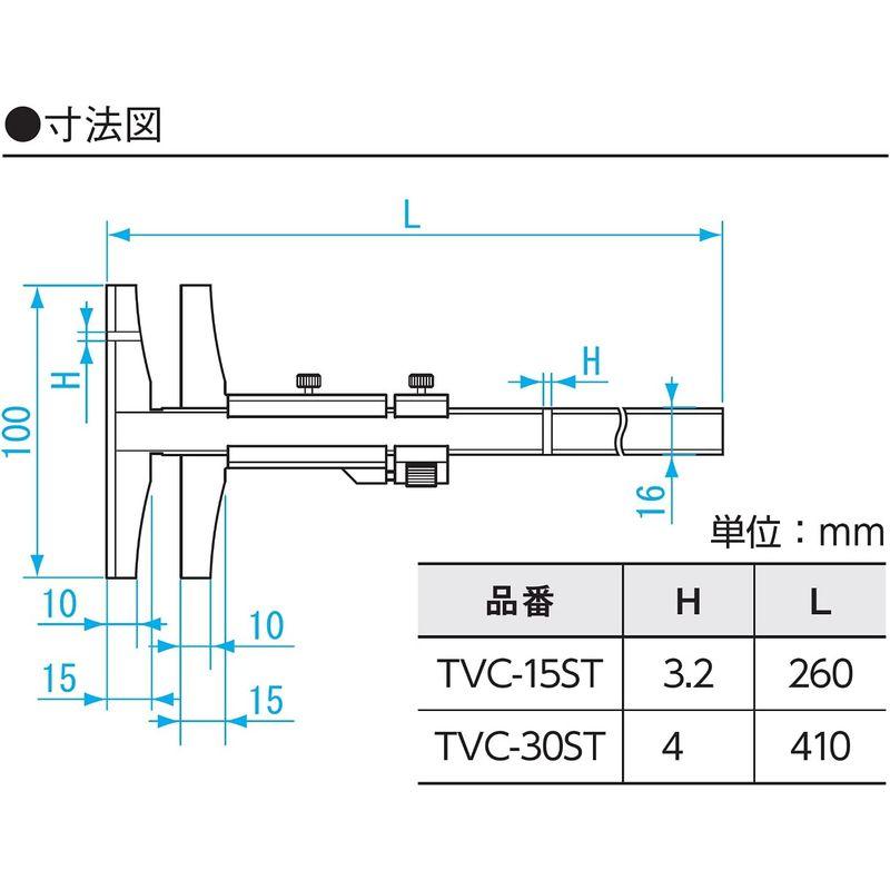 【メール便送料無料対応可】 工具 新潟精機 SK ケガキゲージ ケガキ針付 150mm TVC-15ST