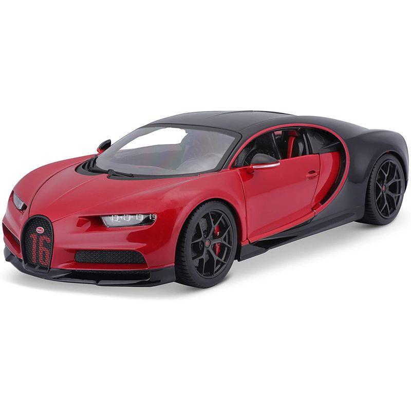 1/18 スケールモデルカー ブラーゴ 1/18 ブガッティ シロン Sport 16 Bburago Bugatti Chiron Sport  ブラック レッド スポー