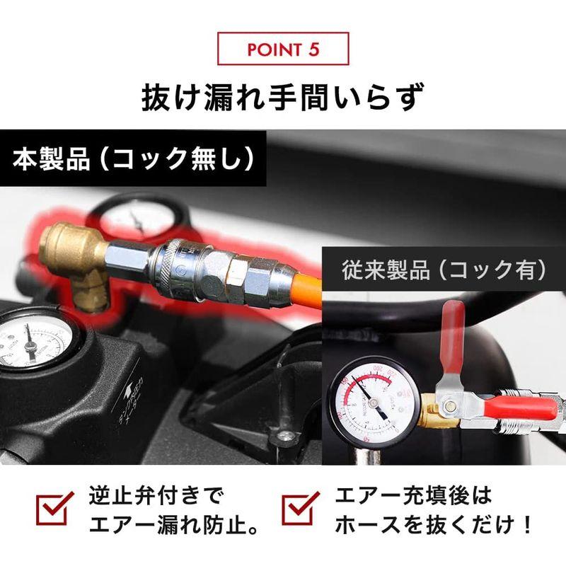 エアコンプレッサー アルミ製サブタンク YOTUKA エアーコンプレッサー 容量36L 軽量7.6kg カプラ4口 YS-DC36LT｜tvilbidvirk3｜04