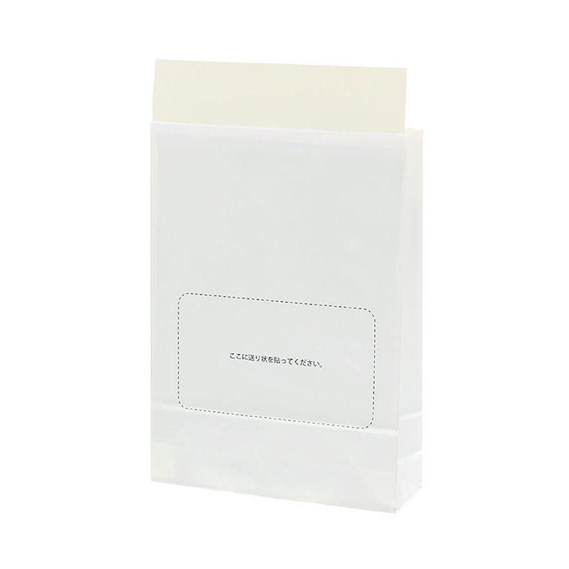 クリアランス在庫 ケース販売HEIKO 宅配袋 SS 撥水 貼付位置入 白 004192200 1ケース(25枚入×12袋 合計300枚)