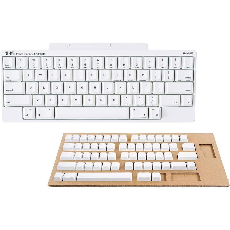 HHKB Professional HYBRID Type-S 英語配列／白、無刻印キートップセット