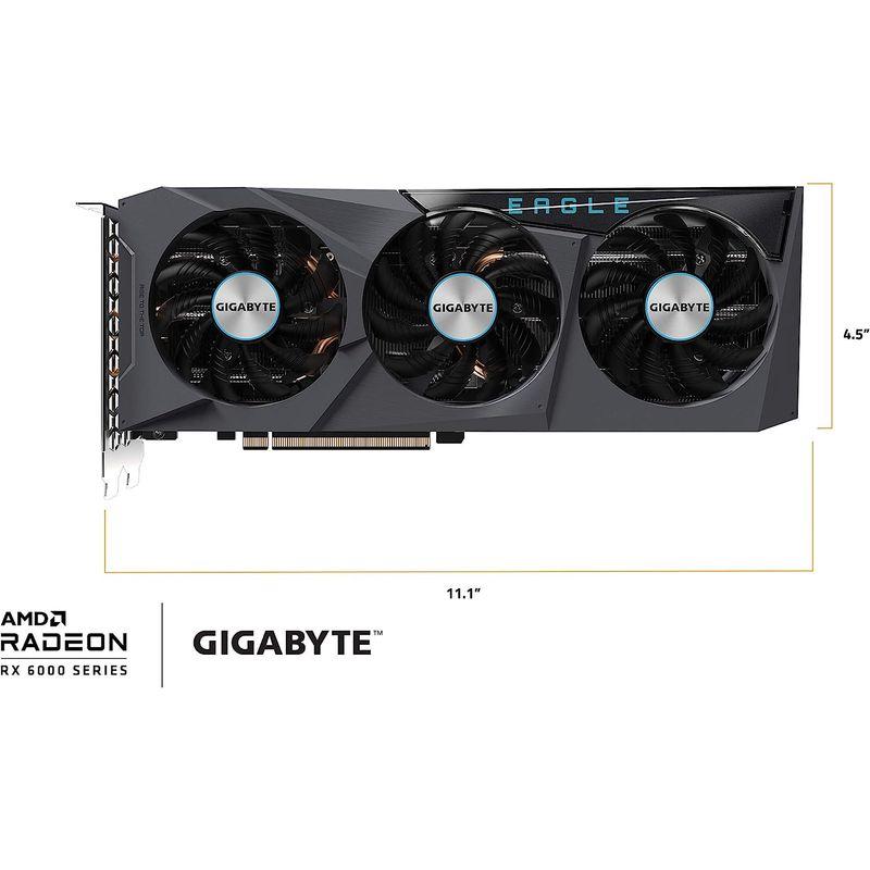 Gigabyte Radeon RX 6700 XT Eagle 12G グラフィックスカード WINDFORCE 3X 冷却システム 12｜tvilbidvirk3｜02
