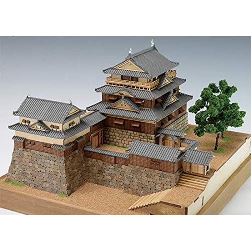 建築模型・ジオラマセット ウッディジョー/木製建築模型 1/150松山城＋ジオラマ・塗料セット｜tvilbidvirk3｜05