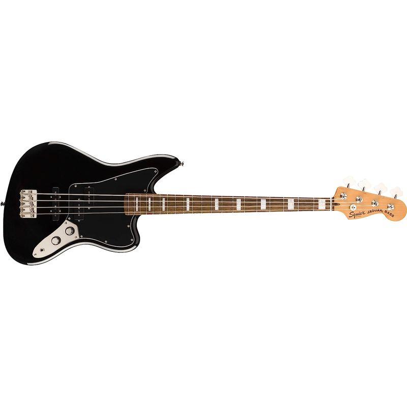 エレキベース Black Squier by Fender Classic Vibe Jaguar Bass ソフトケース付き｜tvilbidvirk3｜03