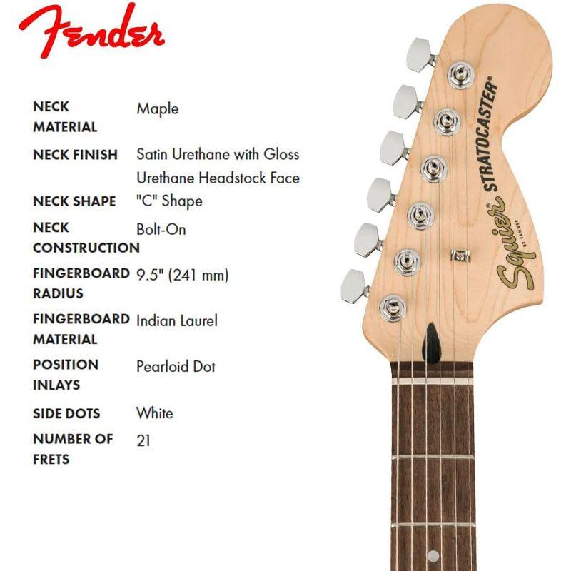エレキギター Squier by Fender Affinity Series? Stratocaster? HH, Laurel Fing｜tvilbidvirk3｜06