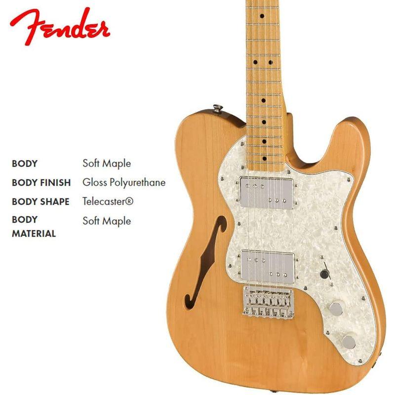 エレキギター Squier by Fender Classic Vibe '70s Telecaster? Thinline, Maple｜tvilbidvirk3｜03