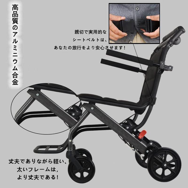 軽量搬送椅子 YLOVABLE 介護 車椅子 軽量コンパクト車椅子 車いす