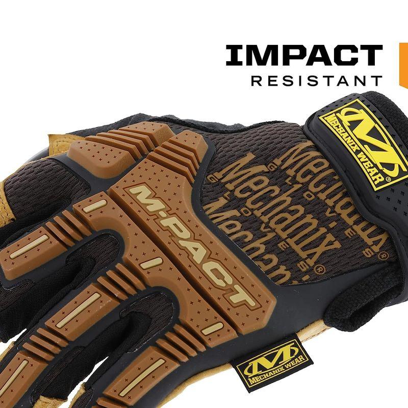 作業用手袋 メカニクスウェア(Mechanix Wear) ドュラハイド エムパクト フレーマー レザー 本革 L ブラウン/ブラック LFR-75-0｜tvilbidvirk3｜03