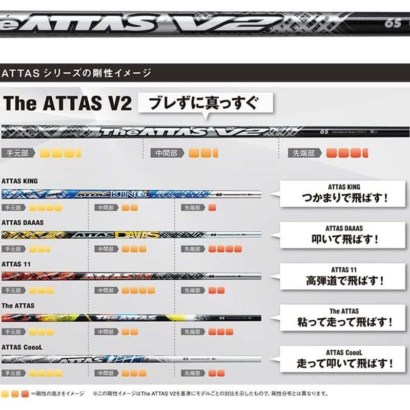 USTマミヤ ジ・アッタス V2 The ATTAS V2 日本仕様 4/R シャフト単体販売｜tvilbidvirk3｜04