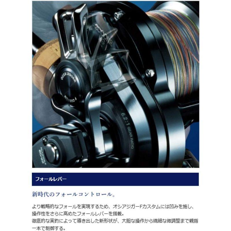 ベイトリール カンパチ マグロ 釣り用リール シマノ(SHIMANO) 両軸 オシアジガー Fカスタム 2000NRHG(右)｜tvilbidvirk3｜03