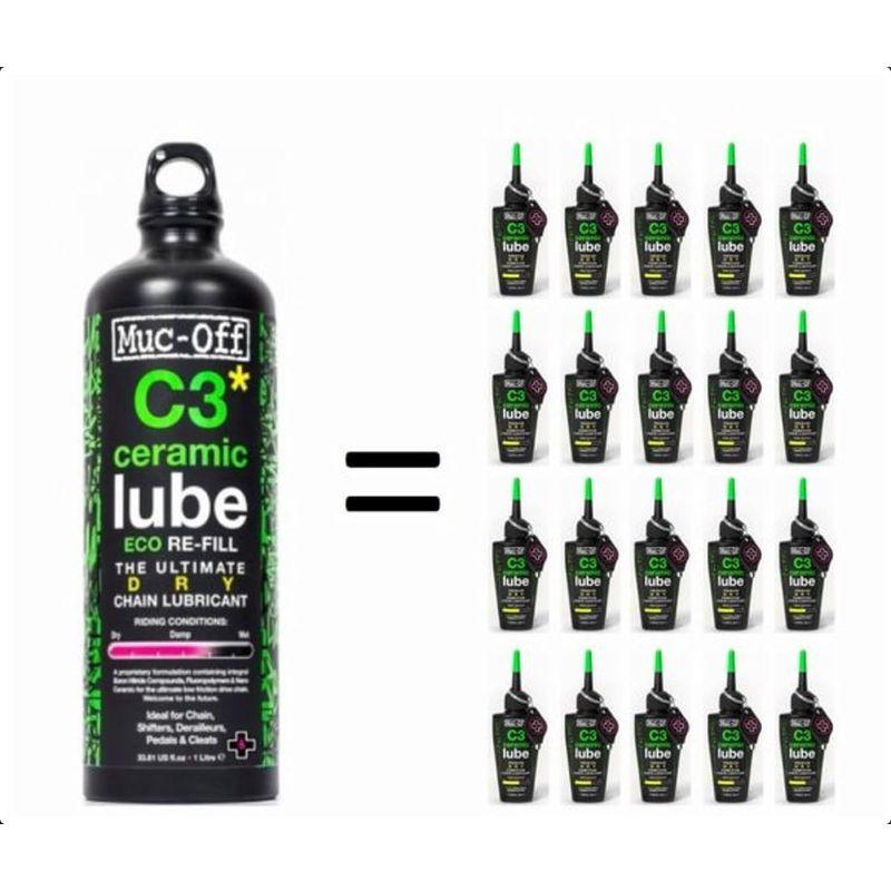 Muc-Off(マックオフ) 自転車用 シースリードライルブ 1L C3 DRY LUBE 日本正規品｜tvilbidvirk3｜04