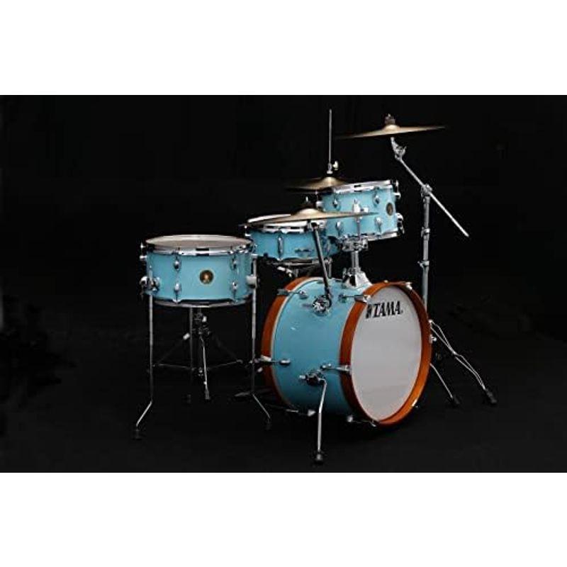 ドラムセット TAMA タマ 超コンパクトな、“最少単位"ドラムセット、CLUB-JAM MINI 10"タム+14"フロア アドオン・パック アクア・ブ｜tvilbidvirk3｜07