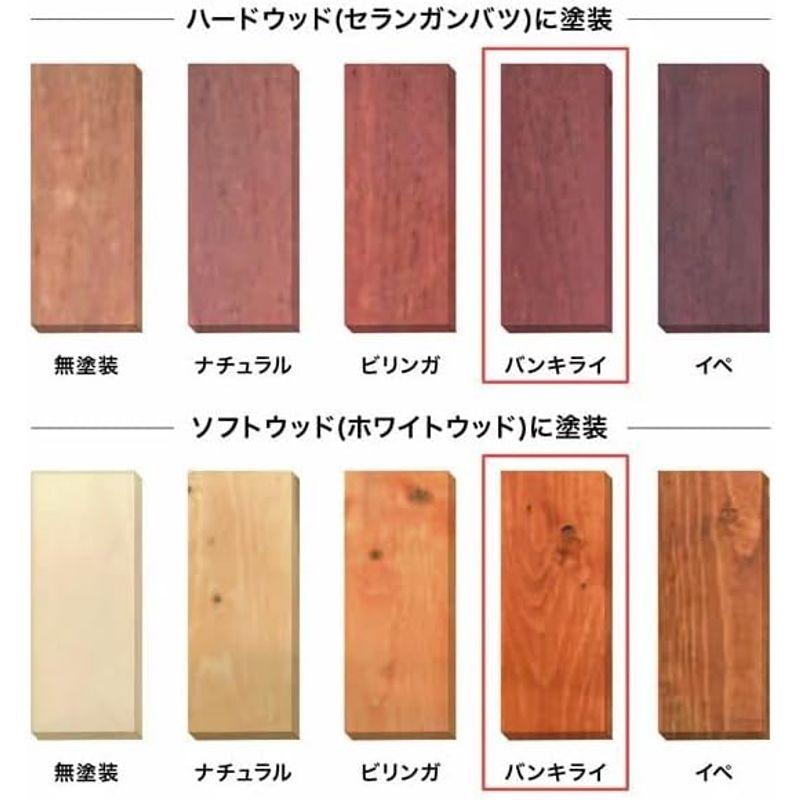 オンライン公式ストア ペイント・塗料 グローブ 水性木材保護塗料 バンキライ 3L 2回塗り 約30??37.5?