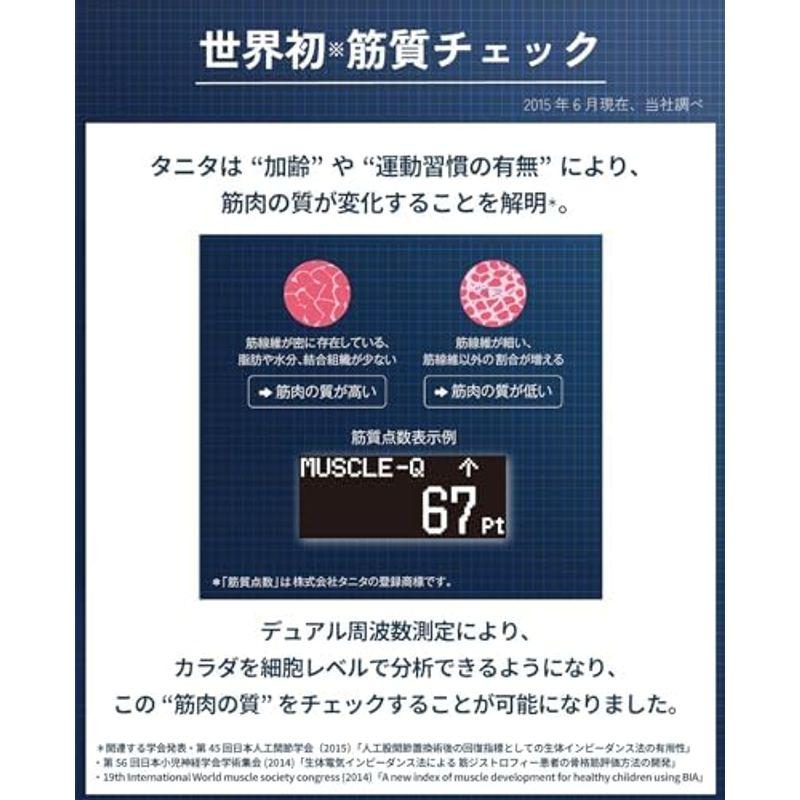 家電 タニタ 体組成計 部位別 日本製 RD-803L-BK 筋肉の質が分かる 医療分野の技術搭載/スマホでデータ管理 インナースキャンデュ｜tvilbidvirk3｜03