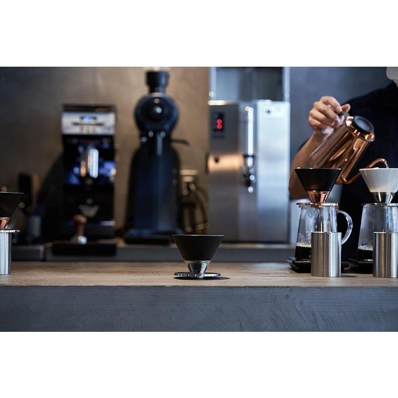 キッチン用品 Coffee Dripper Silver & Black (コーヒードリッパー シルバー＆ブラック) 佐賀県/有田Beasty Coffe｜tvilbidvirk3｜02