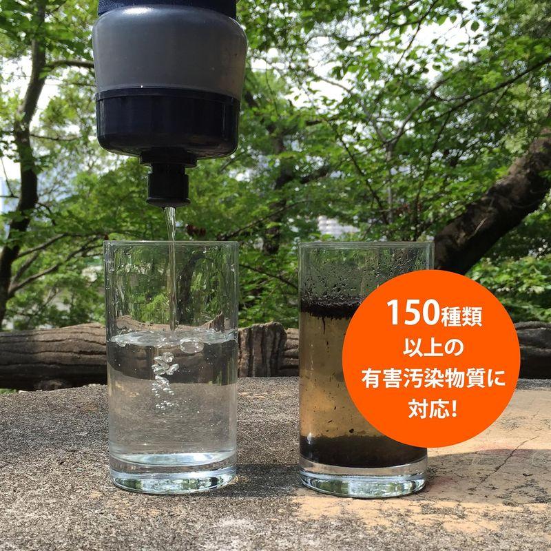 携帯用浄水器 携帯浄水ボトル キッチン用品 セイシェル＋交換フィルターお得セット日本正規品｜tvilbidvirk3｜04