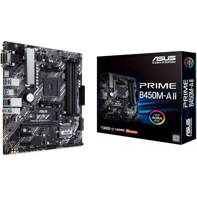 サプライズセール ASUS PRIME B450M-A II AMD B450 (Ryzen AM4) Micro ATX マザーボード M.2対応 HDMI