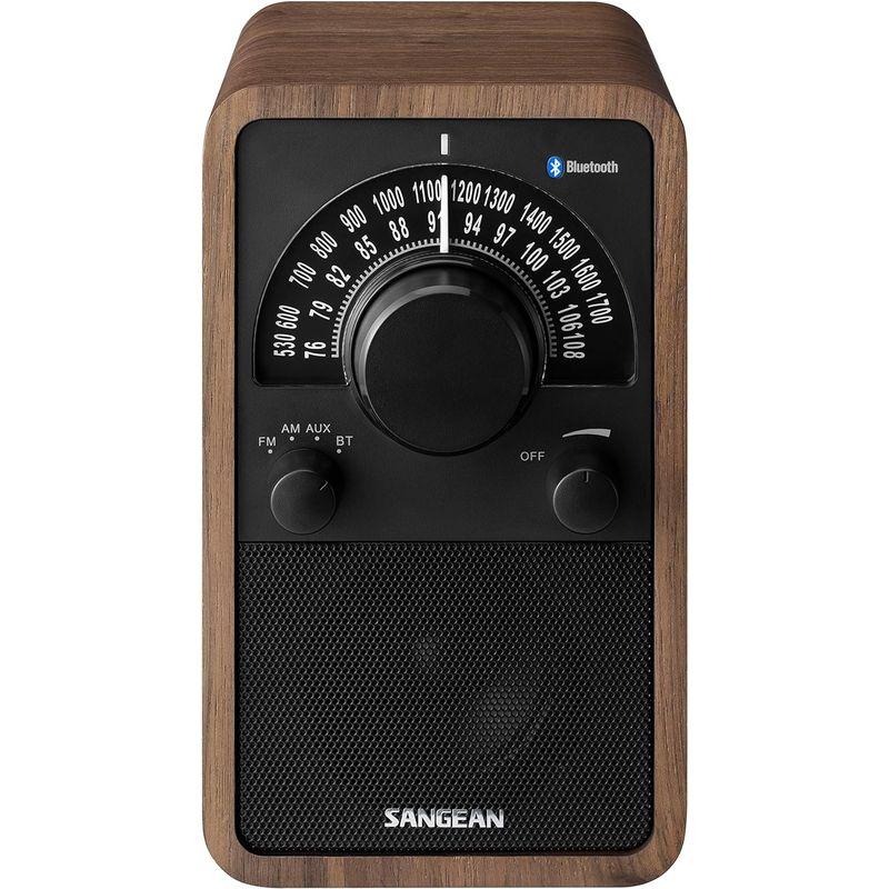 直販特価 国内正規品Sangean WR-304 FM/AMラジオ・Bluetoothスピーカー ウッドキャビネット apt X HD (ウォールナッ