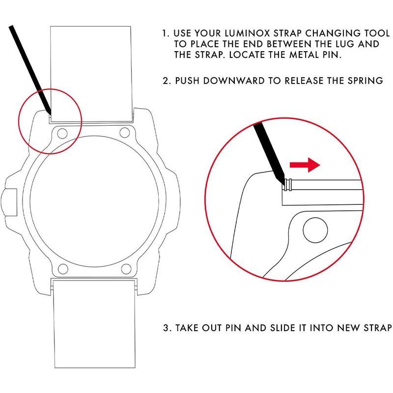 LUMINOX ルミノックス 腕時計 純正交換バンド FP3100.21Q ［並行輸入商品］｜tvilbidvirk3｜03