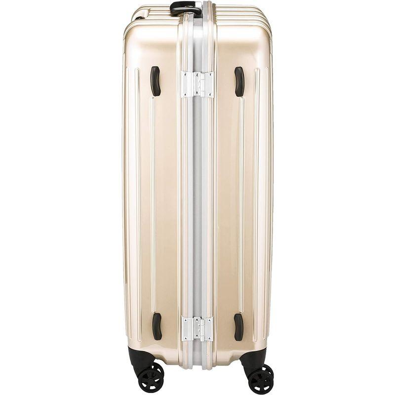 金庫通販 マンハッタンエクスプレス スーツケース フレーム フリークII 115L 80 cm 5.6kg ゴールド