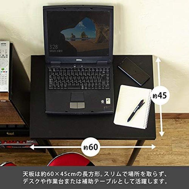 カウンターフリーバーテーブル カウンターテーブル ハイタイプ 60cm×45cm 高さ90cm ブラック TY-H6045BK｜tvilbidvirk3｜10