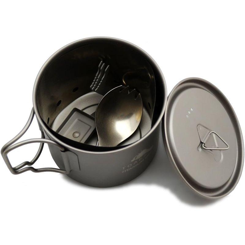 (トークス)TOAKS 550ml Ultralight Cook Set CS-01｜tvilbidvirk3｜03