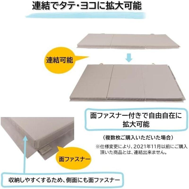 【★安心の定価販売★】 FitElite(フィットエリート) 体操 ストレッチマット 折りたたみ (180x60x5.4cm ジョイントタイプ）トレーニング 筋トレ