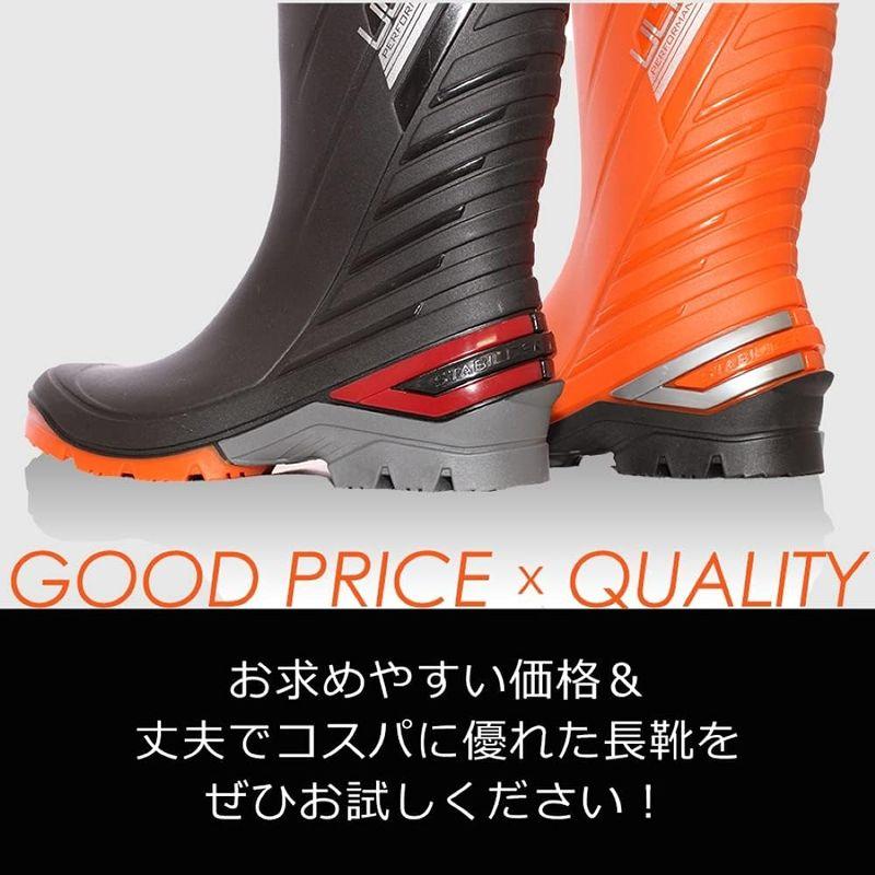 プロノ AP BOOTS インジェクション・レインブーツ APアルティメイト AP-ULTI (オレンジ, 26.0cm)｜tvilbidvirk3｜04