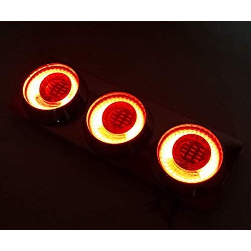 最大41%OFFクーポン Tvilbidvirk424Vトラック用テールランプ3連 LED