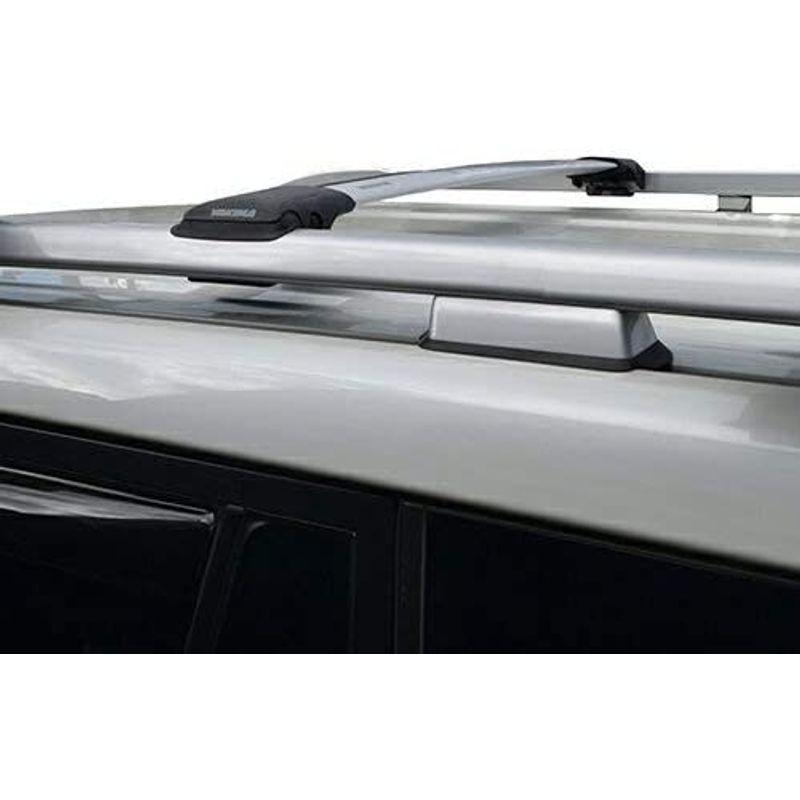 Tvilbidvirk4YAKIMA 正規品 トヨタ 90 95系ランドクルーザープラド 90プラド 95プラド ルーフレール有り車両に適合 ベースラックセット ルーフボックス、キャリア 大型送料加算商品 純正部品三菱 タウンボックスルーフキャリア(ハイルーフ車用)純正品番 MZ533036