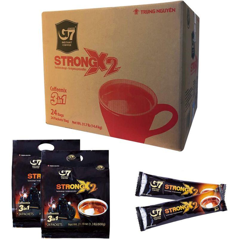 公式G7コーヒー 3in1ストロング 24本x24個 576袋 インスタント(スティック)