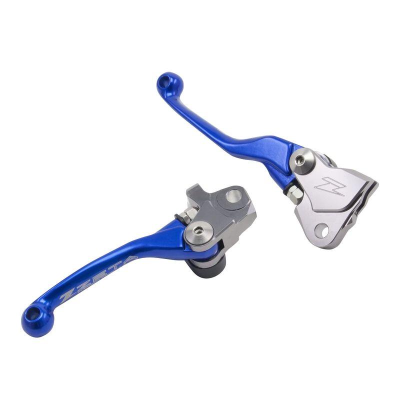ZETA(ジータ) PIVOTレバーセットFP 3Fi ブルー YZ125/YZ250/YZ250F/KX250F/KX450F ZE44- :20230320052028-00470:Tvilbidvirk5 通販 ZETA(ジータ) PIVOTパーチFP クラッチレバー ホルダーセット 3Fi チタンカラー ブルー ZE43-2311