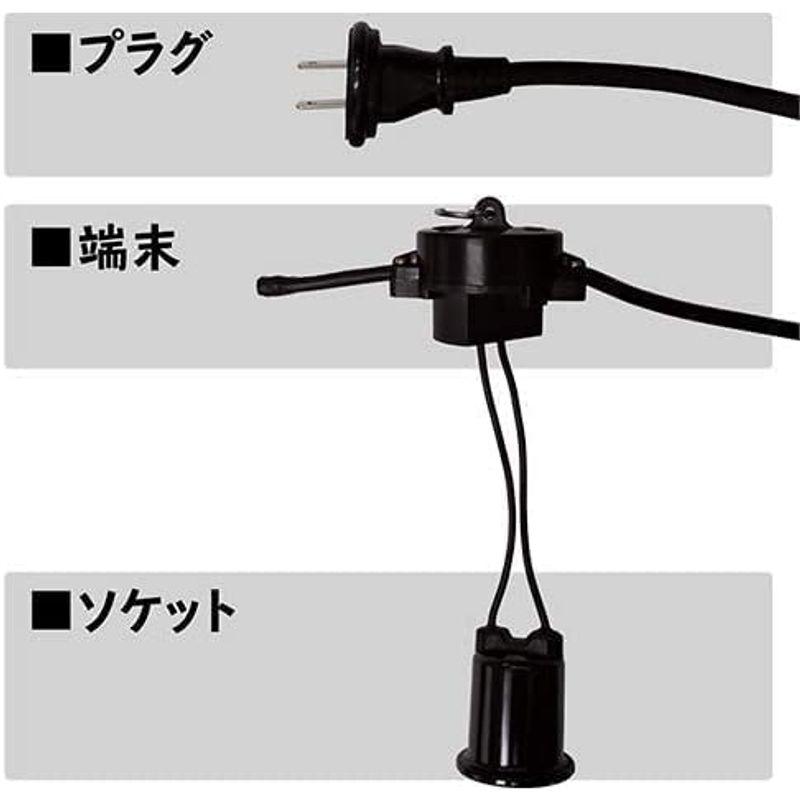 買い誠実新30灯式 提灯コード 1m間隔 認定防水型国産品ちょうちん用 屋外 仏壇、仏具 国産品 認定防水型 提灯用ソケットコード 1灯用 提灯コード ちょうちん用
