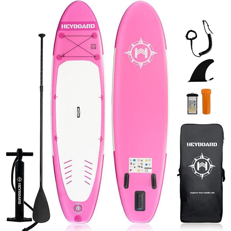 HeyBoard supボード スタンドアップパドルボード supインフレータブル パドルボード 安定性 滑り止め 初心者 SUPセット 3 supボード スタンドアップパドルボード supインフレータブル パドルボード 安定性 滑り止め 初心者 SUPセット