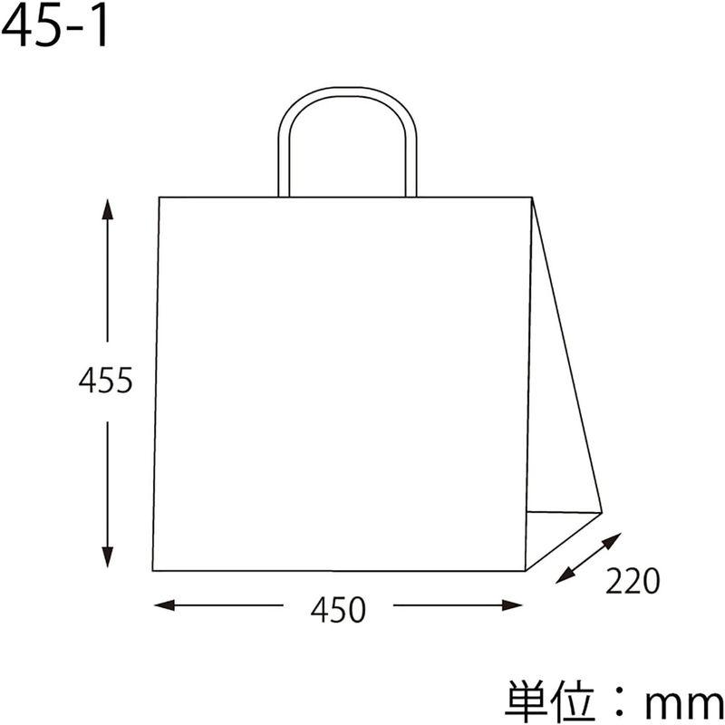 2022新作モデル ケース販売HEIKO 紙袋 25チャームバッグ 45-1 福袋 003295500 1ケース(50枚入×4袋 合計200枚)